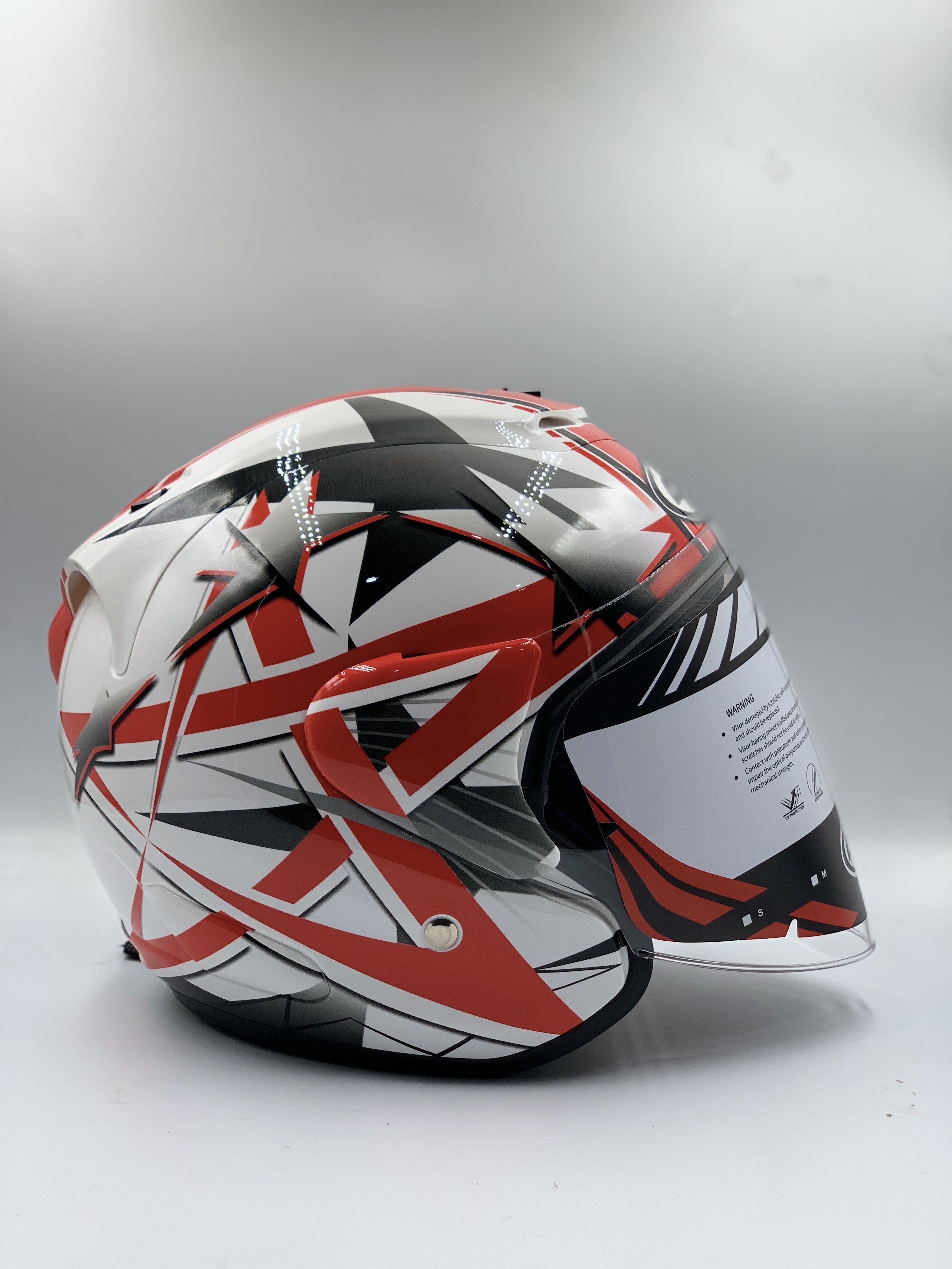 ARC Ritz Helmet Rexstar Black / White (SIRIM) 